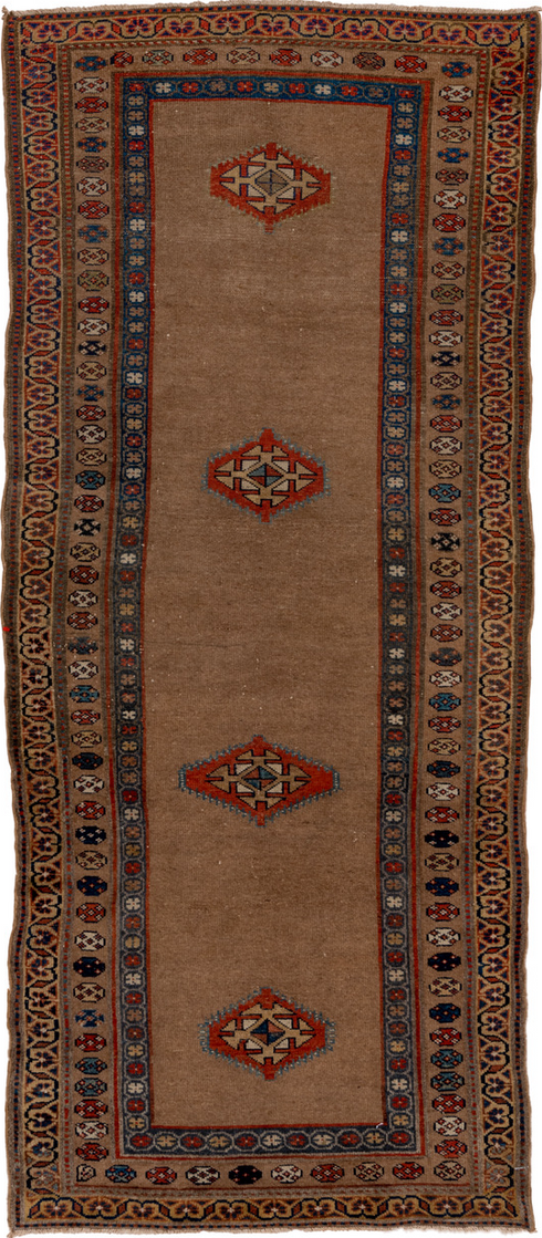 Antique Sarab Runner Rug (3' x 8')